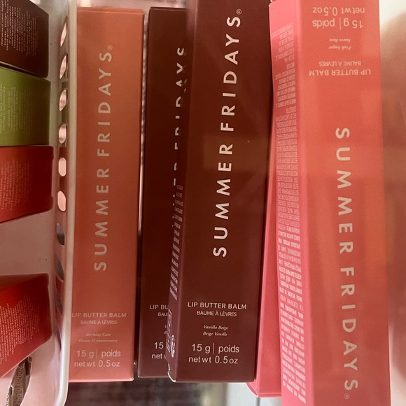 Sephora Summer Fridays Lip Butter Balm makeup vegan gloss cosmetics lipstick - Picture 3 of 4